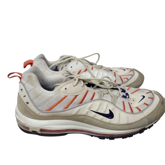 Nike Air Max 98 Size 15 Cream Color With Purple Trim. Excellent Condition Preown main image 9